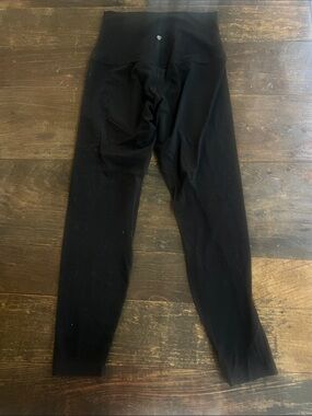 Black Leggings with High Waist